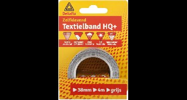 Watervast textband 38mmx4m bruin Deltafix - Deltafix