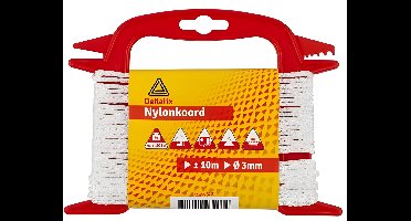 Nylonkoord wit 5mm Deltafix - Deltafix