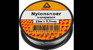 Nylon snoer transp. 0,3mm Deltafix - Deltafix
