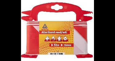 Haspel afzetband rood/wit I Deltafix - Deltafix