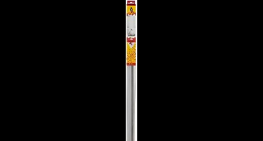 Dorpelstrip borstel schroef alu 1,1m Deltafix - Deltafix