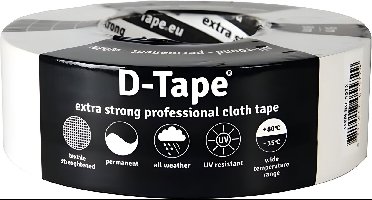 Tape permanent wit 50mmx50m Deltafix - Deltafix