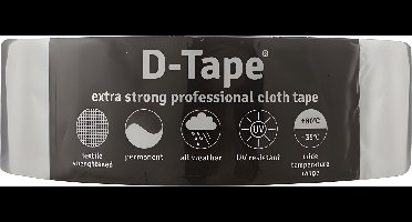 Tape permanent 50mmx50m grijs Deltafix - Deltafix
