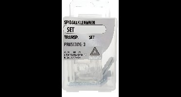 Spiegelklemmen set transp. set Deltafix - Deltafix