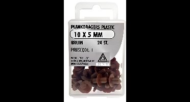Plankdr plastic 10x5mm brn 24s Deltafix - Deltafix