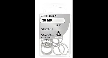 Sleutelringen 20mm 10st Deltafix - Deltafix