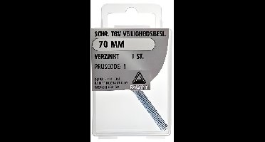 Schroef veiligheidsbesl 70mm verz Deltafix - Deltafix