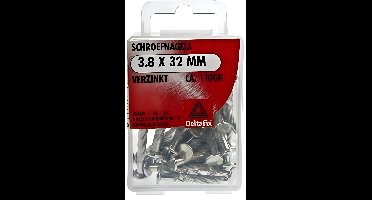 Schroefnagel 3,8x32mm verz 110gr Deltafix - Deltafix