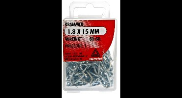 Krammen 1.8 15mm verz 80gr Deltafix - Deltafix