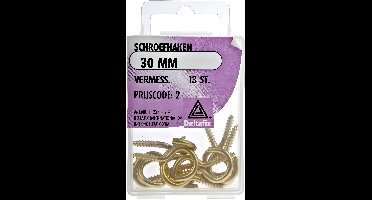Schroefhaak 30mm vermess 13st Deltafix - Deltafix