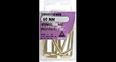 Schroefduim 60mm vermess 9st Deltafix - Deltafix
