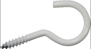 Waslijnhaak 80mm wit 3st Deltafix - Deltafix