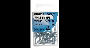 M.schroef moer ck m3x50mm 8st Deltafix - Deltafix