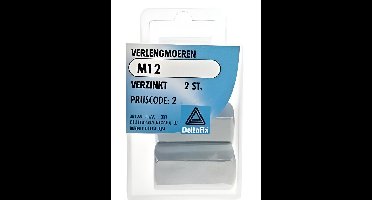 Verlengmoer m12 verz 2st Deltafix - Deltafix