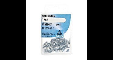 Sluitringen m6 verz 50st Deltafix - Deltafix