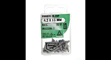 Parkers ck 4,2x13mm rvs 22st Deltafix - Deltafix