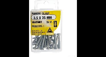 Parkers ck 3,5x25mm verz 25st Deltafix - Deltafix