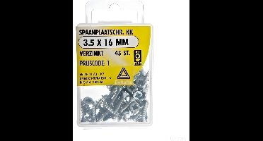 Spaanpl.schr. 3.5x16mm 45st Deltafix - Deltafix