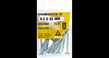 Spaanpl.schr. 4.5x45mm 15st Deltafix - Deltafix