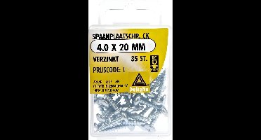 Spaanpl.schr. ck 4.0x20mm 35st Deltafix - Deltafix