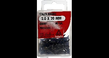 Stalen nagels prof 2,0x20mm 40gr Deltafix - Deltafix