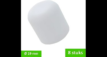 Peerdop 19mm wit 8st Deltafix - Deltafix