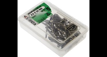 Spaanpl.schr. rvs 4.0x35mm 50st Deltafix - Deltafix