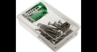 Spaanpl.schr. rvs 5.0x50mm 25st Deltafix - Deltafix