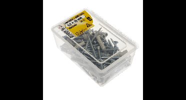 Schroef 6mm plug 4.0x50mm verz 50st Deltafix - Deltafix