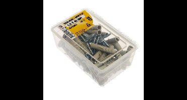 Schroef 8mm plug 5.0x40mm verz 40st Deltafix - Deltafix