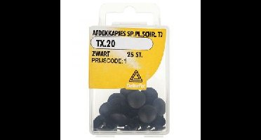 Afdekkap sp.pl.schr. tx20 zw 25st Deltafix - Deltafix