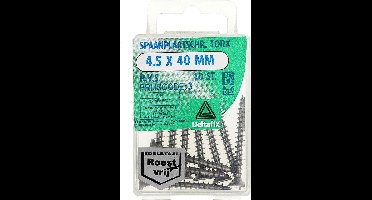 Sp.pl.schr.torx 4,5x40mm rvs 10st Deltafix - Deltafix