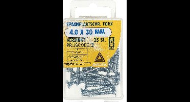 Sp.pl.schr.torx 4,0x30mm vz 25st Deltafix - Deltafix