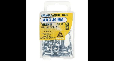Sp.pl.schr.torx 4,5x60mm vz 10st Deltafix - Deltafix