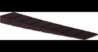 Deurwig devided 100x7 bruin Deltafix - Deltafix