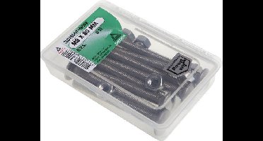 Slotbout moer m8x50mm rvs 10st Deltafix - Deltafix