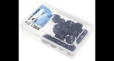 Del moerdoppen nylon m8 zwart Deltafix - Deltafix