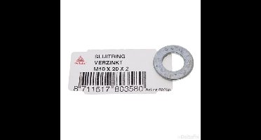 Sluitring m10 20x2 vz Deltafix - Deltafix