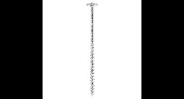 Schotelkopschroef tx-40 verzinkt 8.0 100 Deltafix - Deltafix