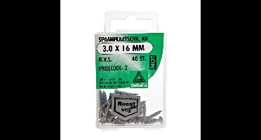 Spaanpl.schr.pkk rvs 5.0x60 Deltafix - Deltafix