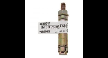 Keilbout m8x120mm verz Deltafix - Deltafix