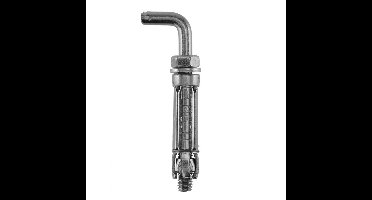 Keilduimhaak m6x60x40 verz Deltafix - Deltafix