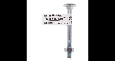 Slotbout moer m6x30mm Deltafix - Deltafix