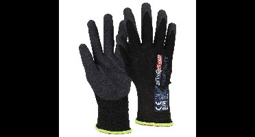 Werkhandschoenen schuurbestendig heavy duty gerecycled zwart maat XXL TalenTools - Talentools