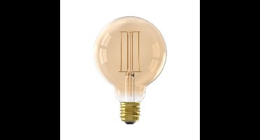 LED volglas LangFilament Globelamp 220-240V 4,5W 470lm E27 G95 Goud 2100K Dimbaar Calex - Calex