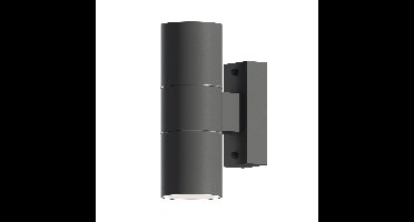 outdoor up and downlight rond anthraciet Turin Calex - Calex