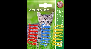Katten-speelgoed springveer d2cmx5cm a 3st Gebr. de Boon - Gebr de boon