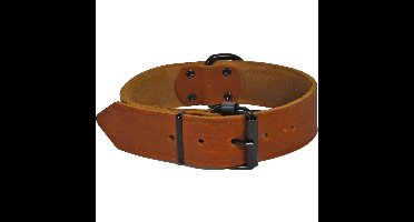 Halsband softleder 40mm/60cm cognac Gebr. de Boon - Gebr de boon