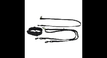 Lijn soft leder 18mm/160cm grijs Gebr. de Boon - Gebr de boon