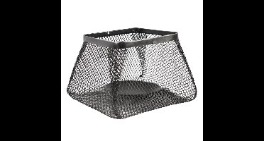 Windlicht staal metaal l17b17h13 cm Van Manen - Van manen